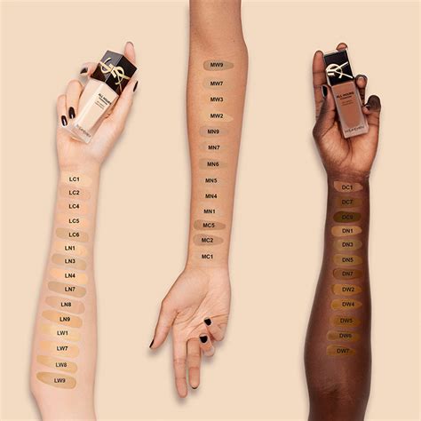 ysl all hours foundation discontinued|YSL foundation color chart.